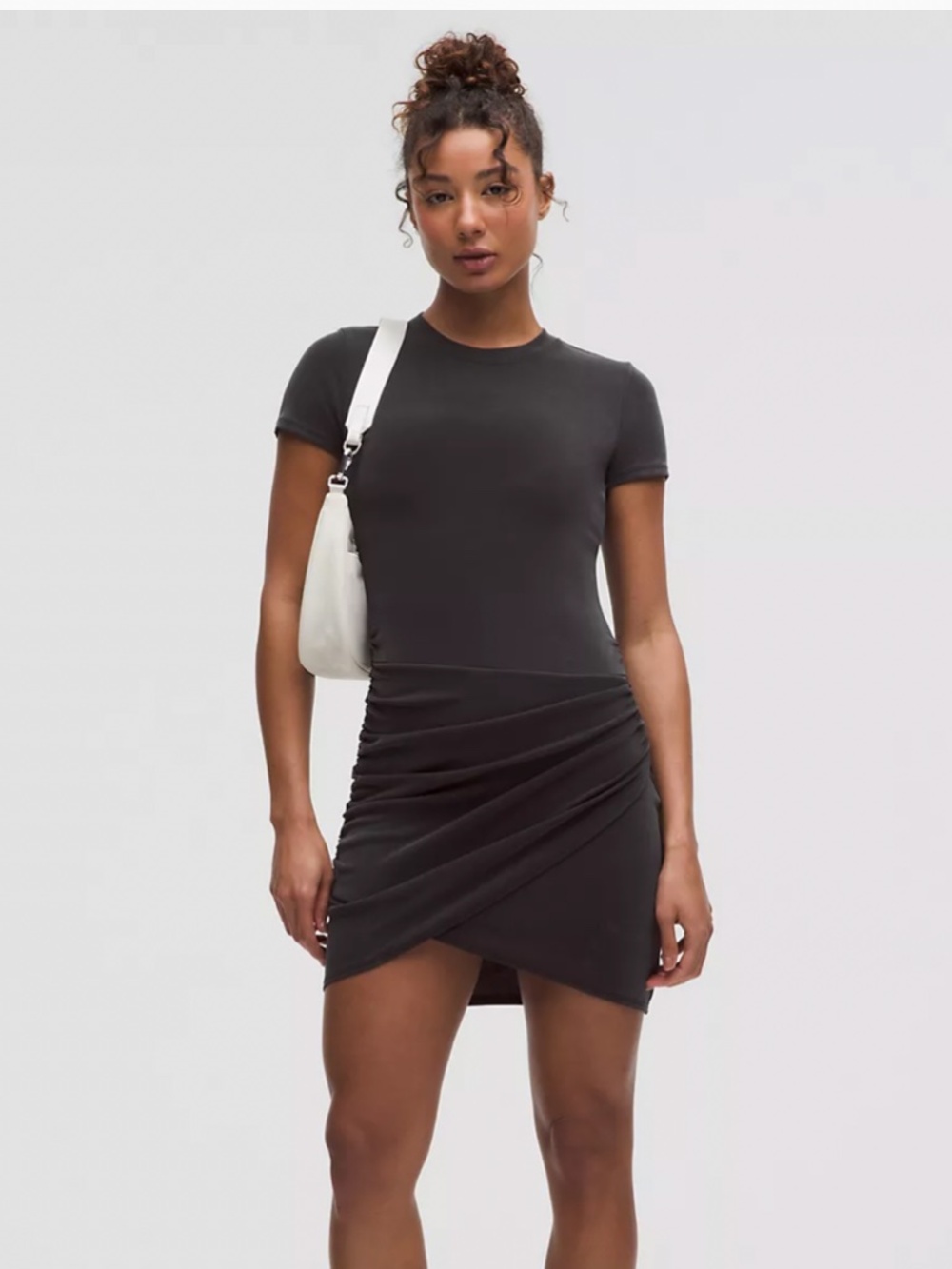 Lululemon Drapey Softstreme Wrap-Skirt T-Shirt Dress - NEW WITH TAGS - Size XL